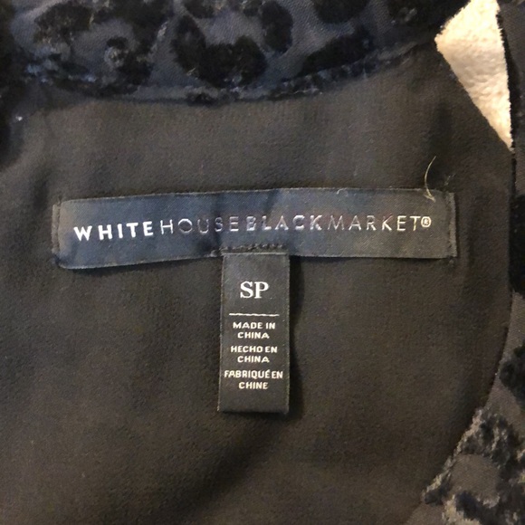 NWOT WHBM sleeveless leopard print blouse - Picture 4 of 6